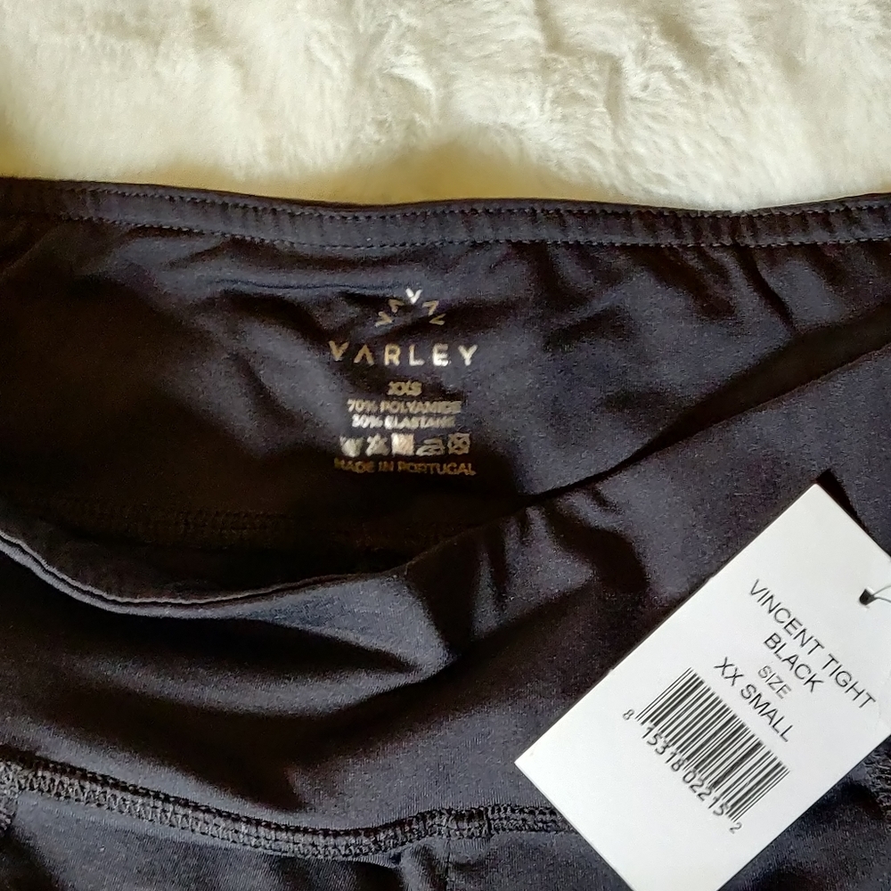 Varley Vicent Compression Mesh Black Leggings XXS - Picture 9 of 12